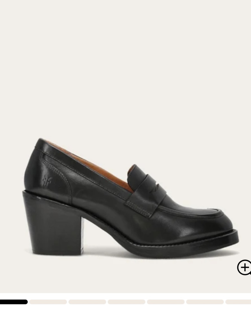 Frye Rylee Block Heel Penny Loafer